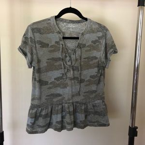 Woman’s camo top